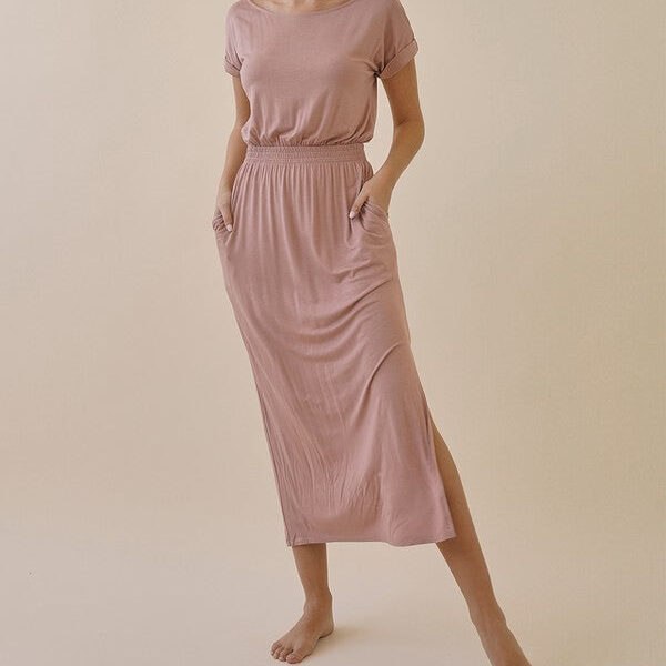 Bamboo Casual One Piece With Pockets