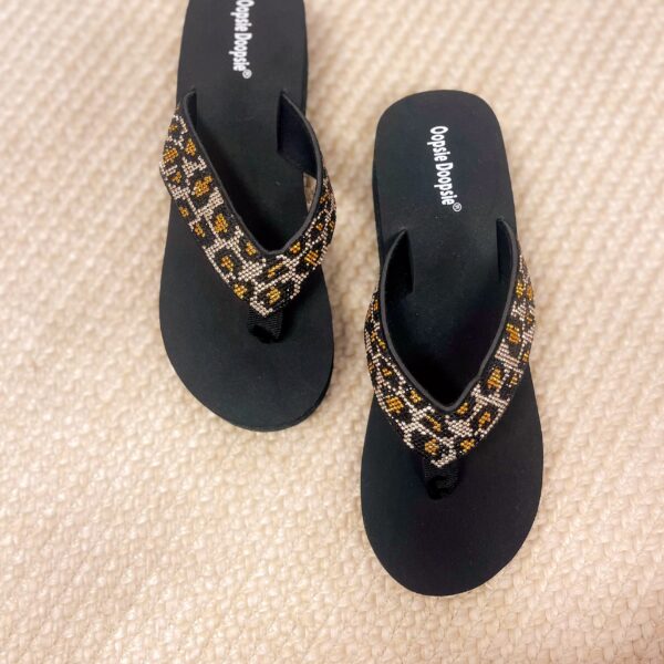 Evirare Rhinestone Sandal in Cheeath